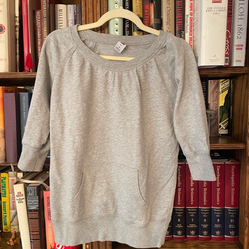 GAP Gray Casual Sweatshirt - Picture 5 of 5